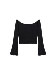 Вязаный кардиган Mango LAURENT, черный