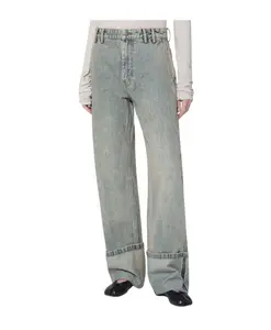 Джинсы с манжетой Entire Studios, синий