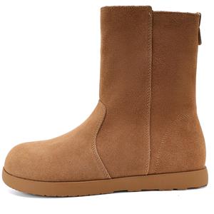 Теплые износостойкие зимние ботинки, увеличивающие рост, женские D:FUSE SCANDINAVIA, Camel