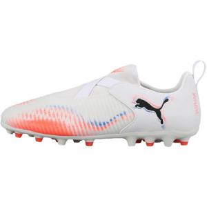 PUMA FUTURE 8 MATCH низкие детские футбольные бутсы белый красный kids'