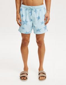Плавки-шорты Cotton:On Stretch с принтом «синяя гавана»