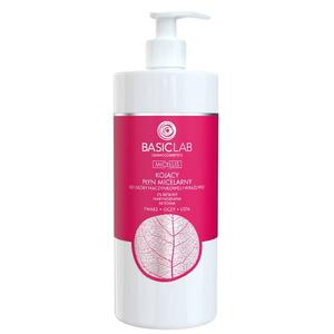 Успокаивающий мицеллярный флюид для сосудистой и чувствительной кожи | Емкость: 500 мл BasicLab