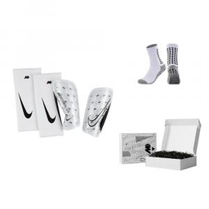 Футбольные щитки для голени Nike, leg protection guard+soccer socks+gift box set