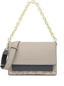 Сумка на плечо с тисненым логотипом TOUS, нейтральный