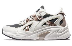 Кроссовки женские толстые низкие черные/белые Xtep