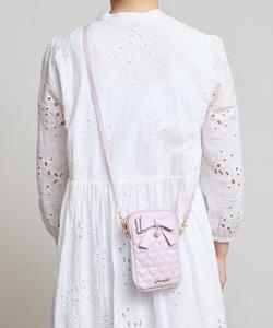 Солнечная сторона: сумочка в форме сердца с стеганой лентой и жемчугом Magine, цвет Lavender