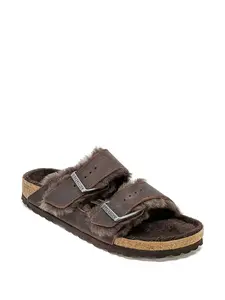Сандалии Arizona Habana из овчины Birkenstock, коричневый