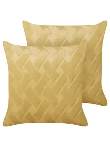 Декоративная подушка Beliani 2er Set Deko SITAPUR, желтый