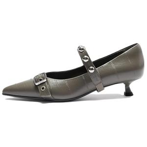 Туфли Мэри Джейн женские LE SAUNDA, Lunar Rock Gray Gyr