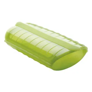 Пароварка на 1-2 человека с подносом Lékué, зеленый