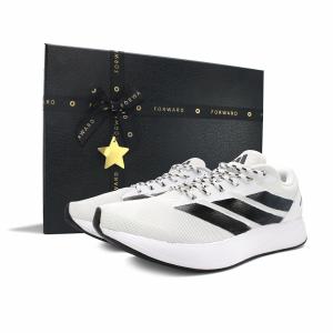 Adidas Кроссовки Duramo RC с антискользящим покрытием, износостойкие, низкие, унисекс, черные, белые