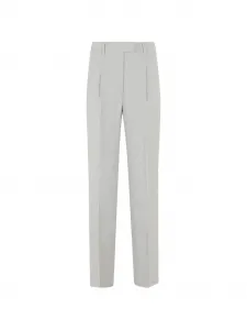 Плиссированные брюки Seventy, серый