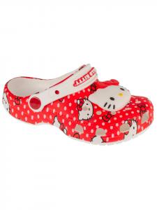 Классические красные сабо Crocs Hello Kitty K