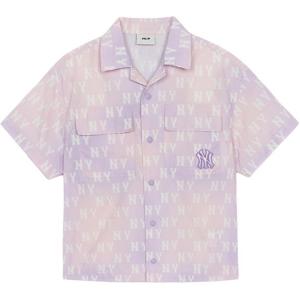 MLB KIDS Нью-Йорк Янкиз принт детский топ летний для детей 3-7 лет светло-фиолетовый