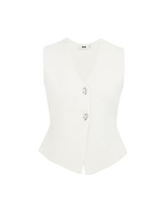 Костюмный жилет WE Studio, от белого