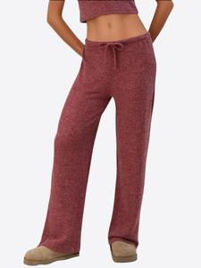 Широкие брюки Hiccup, бургундия