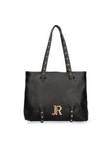 John Richmond Сумка через плечо в черно-золотом цвете