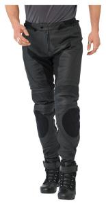 Кожаные комбинированные брюки C-1001 Rekurv, черный