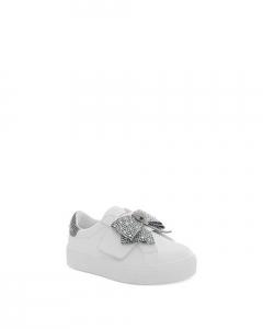 Мини-кеды Laney с бантом для девочек KURT GEIGER LONDON, цвет White