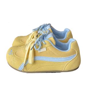 GULIA Низкие повседневные кроссовки женские German Army Trainers желтые, цвет German Army Trainers Yellow