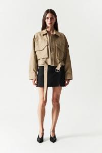 Мини юбка с завышенной талией & Other Stories, черный