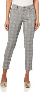 Женские узкие брюки Tommy Hilfiger в клетку Glenn Plaid, Brown Multi