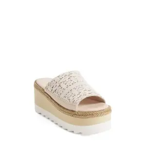 Сандалии Santorini от Free People женские из слоновой кости кожаные эспадрильи