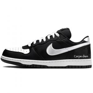 Nike Большие титановые серебристые устойчивые к истиранию дышащие низкие кроссовки для скейтбординга мужские черные синие