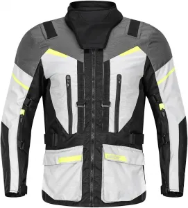 Водонепроницаемый костюм для мужчин, мотоциклетная куртка для езды на мотоцикле, куртка для мотокросса, съемная мотоциклетная защита CE, мотоциклетная куртка, LY-2002 Grey