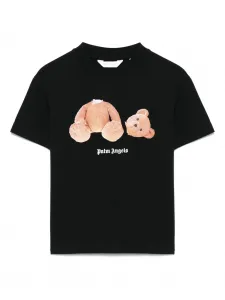 Футболка Bear Palm Angels Kids, черный