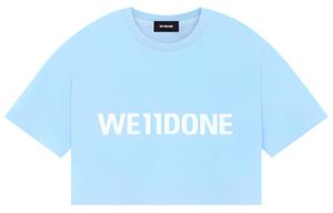 Футболка женская синяя SS23 WE11DONE