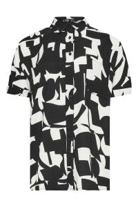 Короткий рукав как обычная рубашка Long Tall Sally, черный