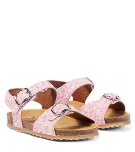 Сандалии с блестками Baby Galassia PèPè, Multi Gesso