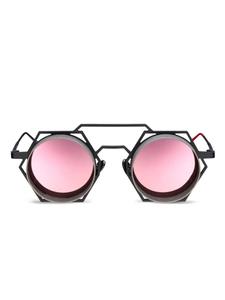 Солнцезащитные очки в круглой оправе NK-3 Vysen Eyewear, черный