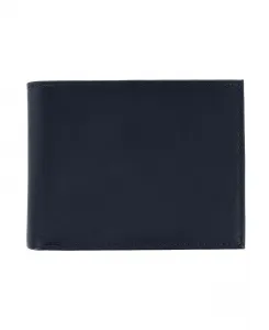 Мужской кожаный бифолд-кошелек Sergio с RFID-защитой для документов TRAFALGAR, черный