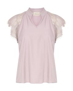 Кружевная блузка Cream Blouse Nola, светло-розовый