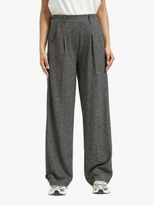 Брюки с широкими штанинами в стиле «ёлочка» Smith & Soul, Grey Melange