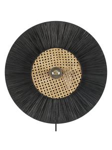 Beliani Настенные светильники YAAPI в черно-бежевом цвете - (Ш) 50 x (В) 12 x (Д) 50 см