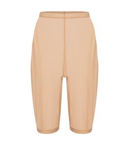 Сетчатые шорты из джерси David Koma, бежевый