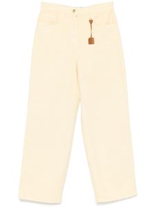 Elisabetta Franchi джинсы с эффектом деграде, желтый