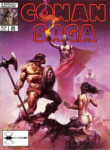Conan Saga Vol1, #28 1989 Marvel Magazine (Conan Saga, Volume 1, #28) (Marvel Comics)
