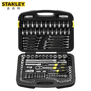 Комплексный набор инструментов STANLEY, 120 предметов, гаечный ключ с храповым механизмом, набор инструментов для ремонта автомобилей 91-931