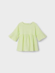 Футболка name it Lockeres Blusen mit Rüschen NKFHUELLA, зеленый