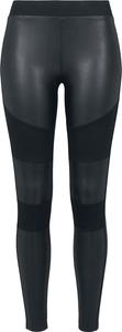 Леггинсы Urban Classics Ladies Fake Leather Tech Leggings, черный