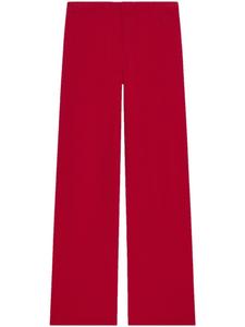 Courrèges спортивные брюки bootcut, красный