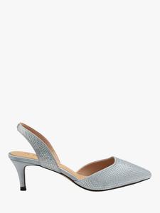 Мэллоу туфли-лодочки на низком каблуке с ремешком Ravel, Silver