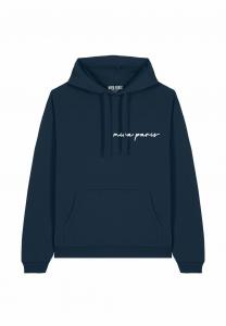 Толстовка MIRA EMBROIDERY UNISEX VINTAGE HOODIE - Hoodie Mira Paris, сине-серый