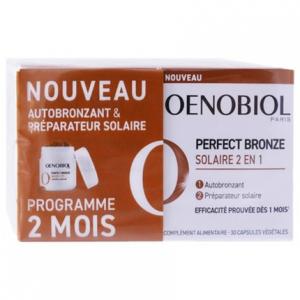 Солнцезащитный крем Oenobiol Perfect Bronze 2-в-1, упаковка из 2 капсул по 30 штук Markenlos
