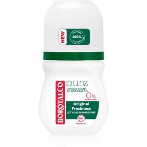 Borotalco Pure Original Свежесть шариковый дезодорант без солей алюминия 50 мл