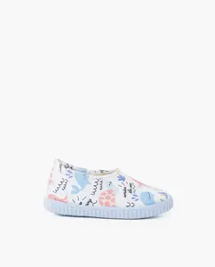 Детские неопреновые ботильоны типа с принтом Pisamonas, белый